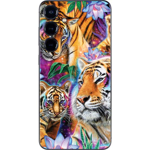 Daydream Galaxy Tigers by Sheena Pike Galaxy S25 Skin